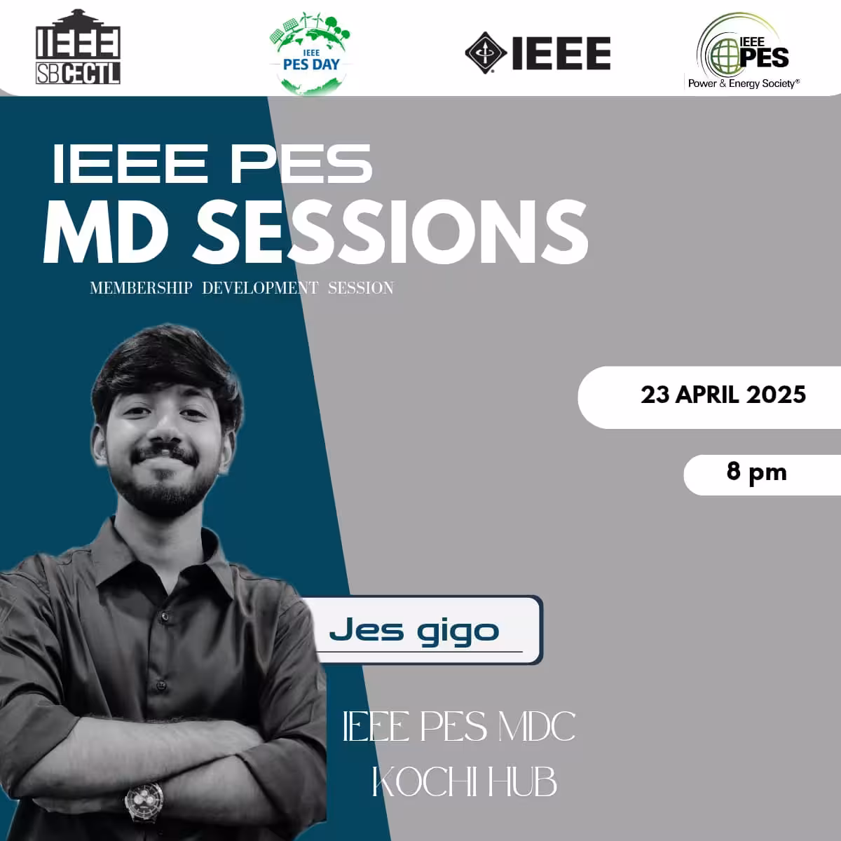 IEEE PES Membership Development Session by IEEE SB CECTL at College of Engineering (CEC), Cherthala